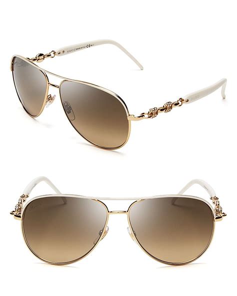 gucci black chain sunglasses|gucci aviator sunglasses on sale.